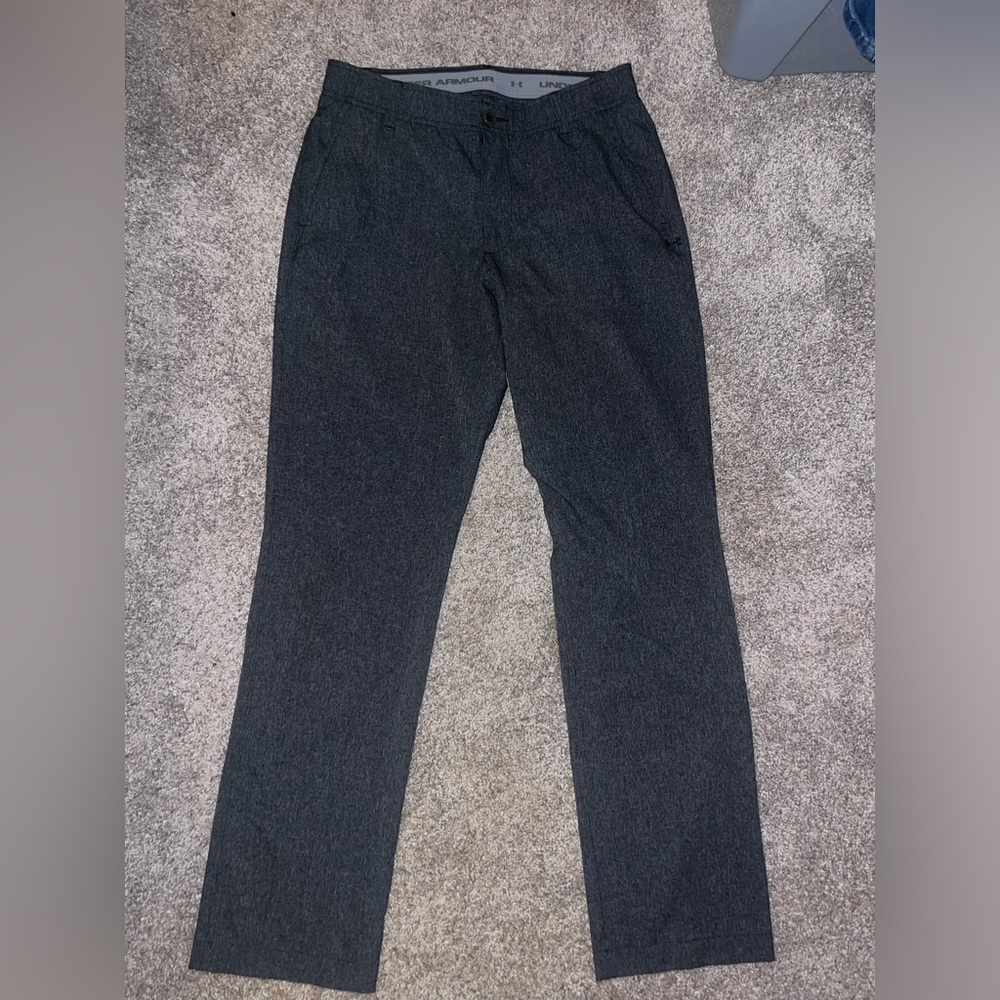 Men’s under armour golf slacks 32/32 dark grey